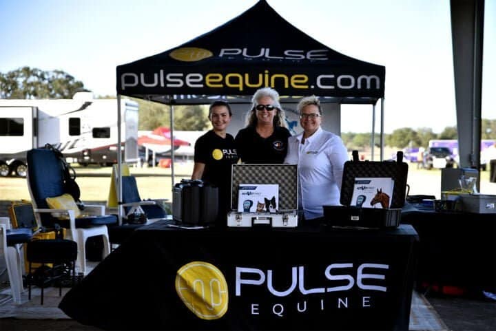 Pulse Equine Booth at Grandview Invitational